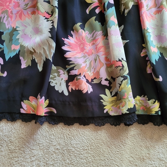 Anthropologie Maeve Violetta sheer floral babydoll dress size small - Picture 8 of 15